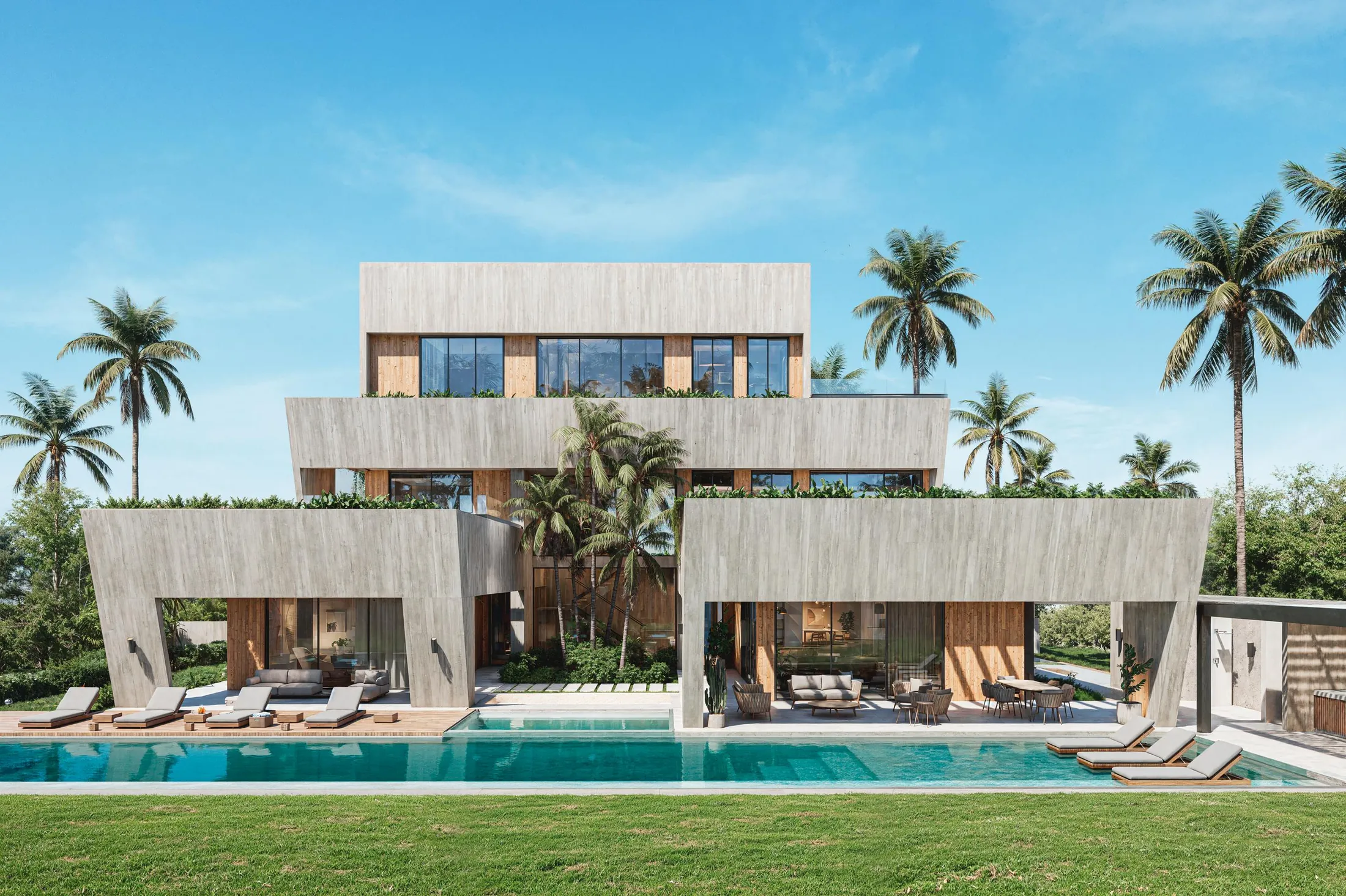 Lagunas 24, Cap Cana. Artist’s concept from the published Lagunas 24 project materials. Layout, finishes, views and model-specific inclusions require confirmation.