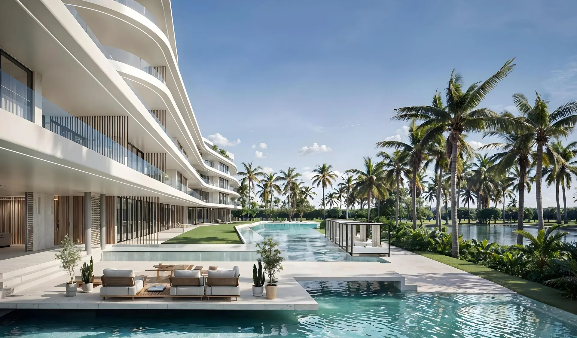 Reef & Golf, Cap Cana. Artist’s concept from the published Reef & Golf project materials. Finishes, layout, views and included amenities require confirmation.