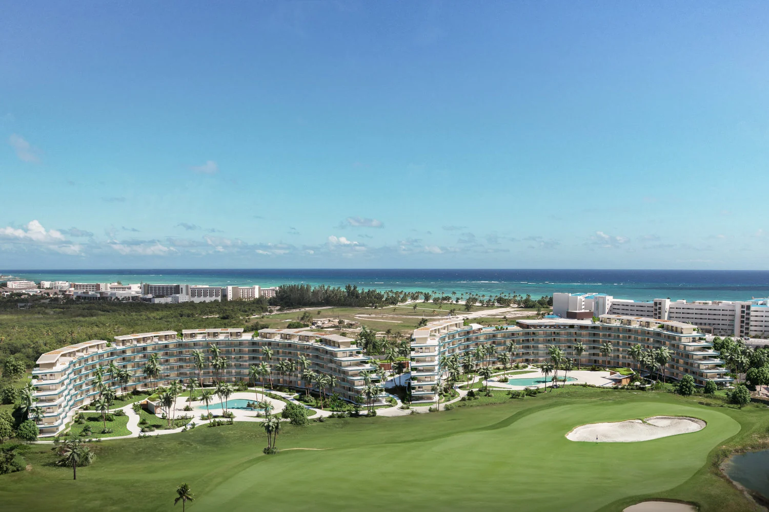 Crystal Garden, Cap Cana. Project rendering.