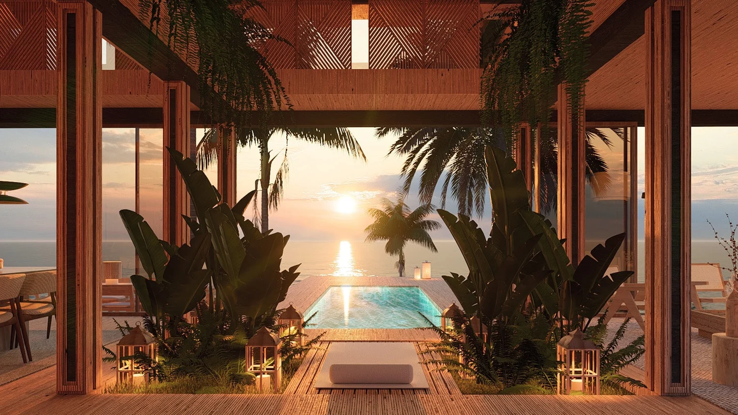 Mira Estate Homes, Costa Rica. Project rendering.