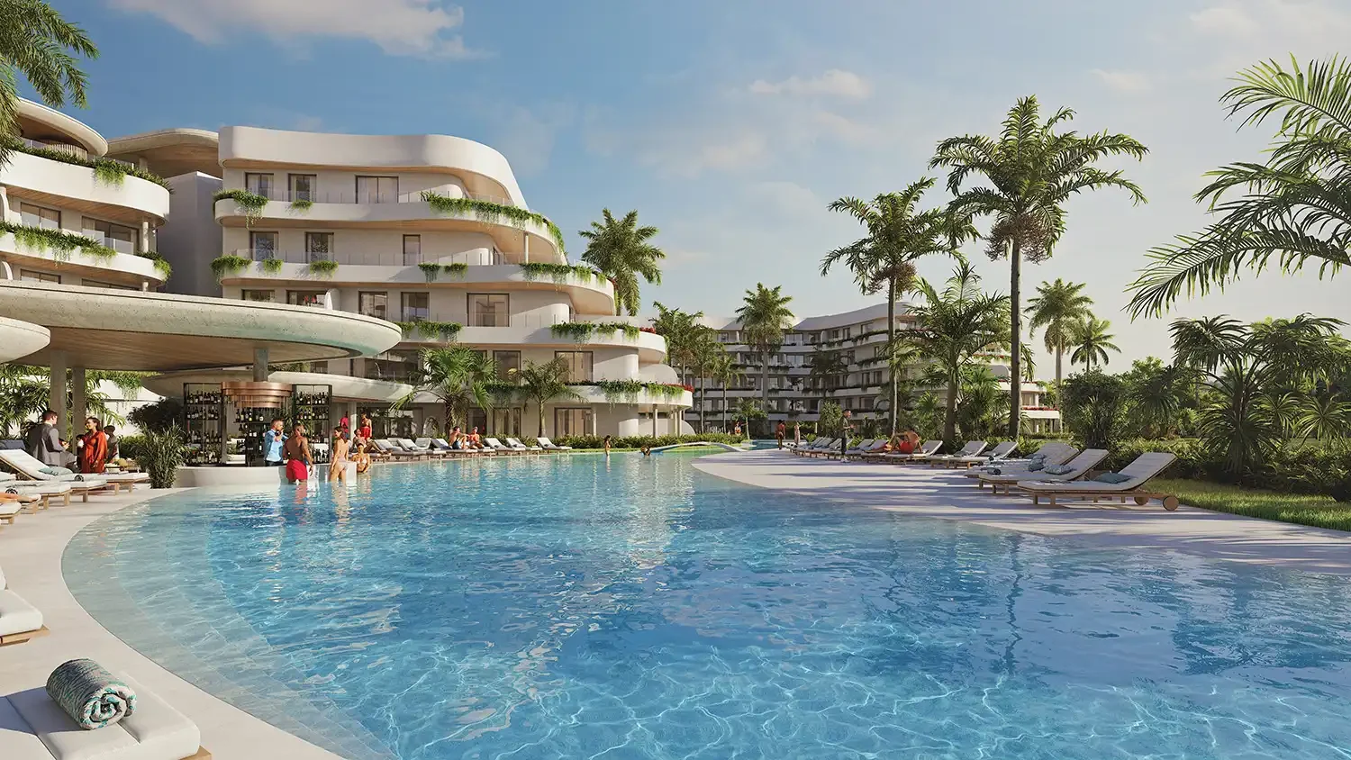 Sun Garden pool bar, published project image