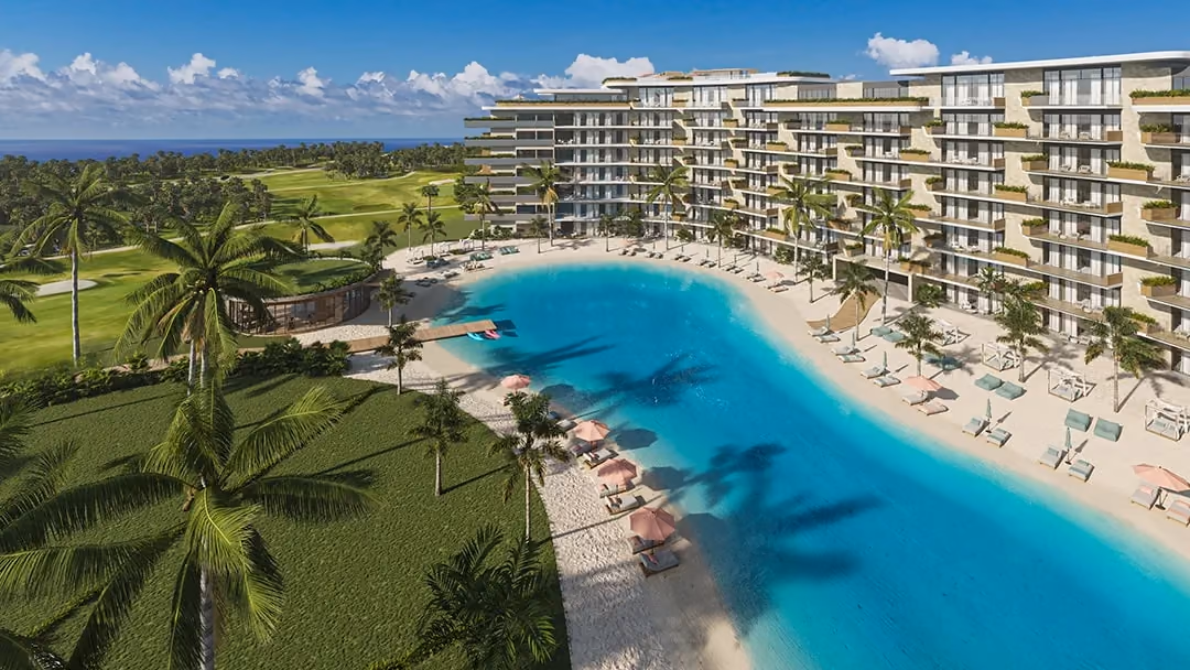Bonita Residences, Cap Cana, Punta Cana, Dominican Republic. Bonita Residences, artist's concept. Final design and finishes may differ.